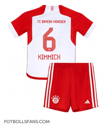 Bayern Munich Joshua Kimmich #6 Replika Hemmatröja Barn 2023-24 Kortärmad (+ Korta byxor)